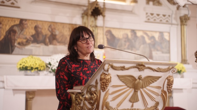 Jolanta Sapiecha – dyrektor Ogólnokształcącej Szkoły Muzycznej I stopnia im. prof. Marka Jasińskiego w Szczecinie. Fot. Łukasz Nyks Ruszyła Międzynarodowa Trumpet Mania [ZDJĘCIA]