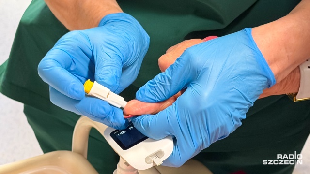 Fot. Robert Stachnik [Radio Szczecin] Światowy Dzień Cukrzycy. "Wielu nie wie, że choruje..." [WIDEO, ZDJĘCIA]