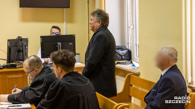 Fot. Robert Stachnik [Radio Szczecin] Ruszył proces byłych dyr. Lasów Państwowych. Chodzi m.in. o fikcyjne zatrudnianie Dariusza Mateckiego [ZDJĘCIA]