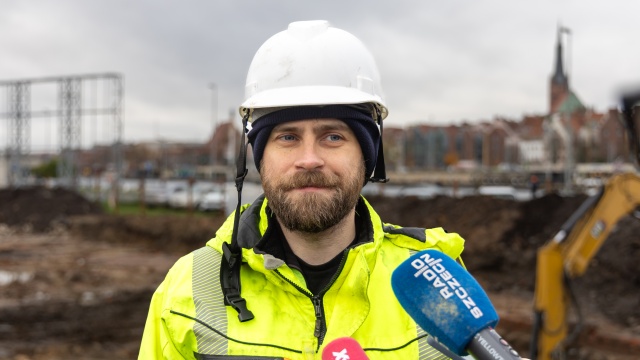 Fot. Robert Stachnik [Radio Szczecin] Kolejne archeologiczne odkrycia na szczecińskiej Łasztowni [WIDEO, ZDJĘCIA]