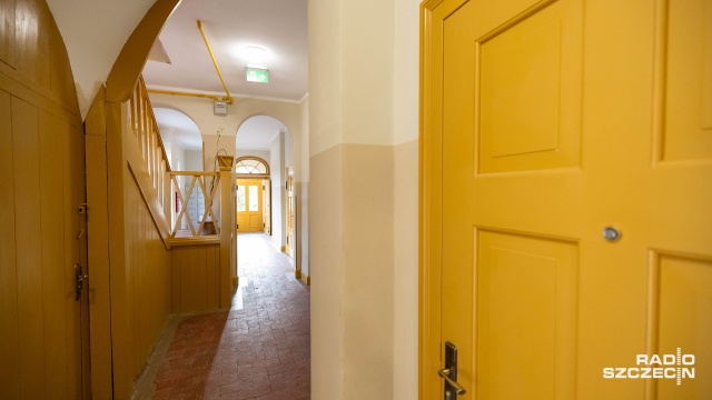 Fot. Robert Stachnik [Radio Szczecin] Architektoniczna perełka odzyskała swój ceglany blask [WIDEO, ZDJĘCIA]