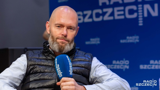 Krzysztof Jaworski. Fot. Robert Stachnik [Radio Szczecin] Przemoc wobec dzieci i mit "dobrego domu" tematem debaty w Radiu Szczecin [ZDJĘCIA]