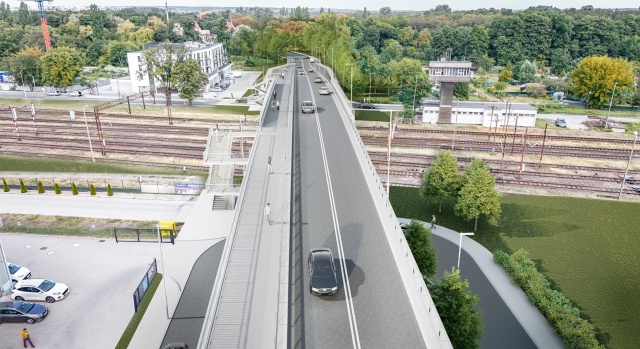 Ulica Pomorska. Mat. Urząd Miasta Szczecin Trwają konsultacje ws. wiaduktów na Jagiellońskiej i Pomorskiej [WIZUALIZACJE, ZDJĘCIA]