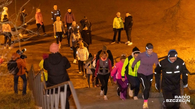 Fot. Robert Stachnik [Radio Szczecin] "Stop Otyłości, Szczecin na Schodach" [ZDJĘCIA]