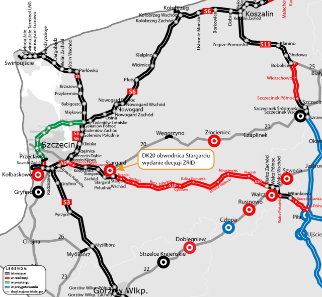 Fot. x.com/GDDKiA_Szczecin Zgoda na strategiczną inwestycję dla Stargardu