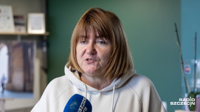 Ewa Mrugowska. Fot. Robert Stachnik [Radio Szczecin] Szczecińskie schronisko przepełnione, są apele o kocie adopcje [WIDEO, ZDJĘCIA]