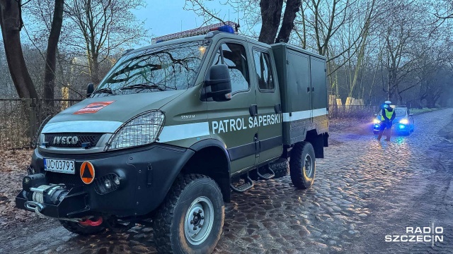 Fot. Robert Stachnik [Radio Szczecin] Ewakuacja w Dąbiu zakończona. Saperzy usunęli niewybuch [ZDJĘCIA]