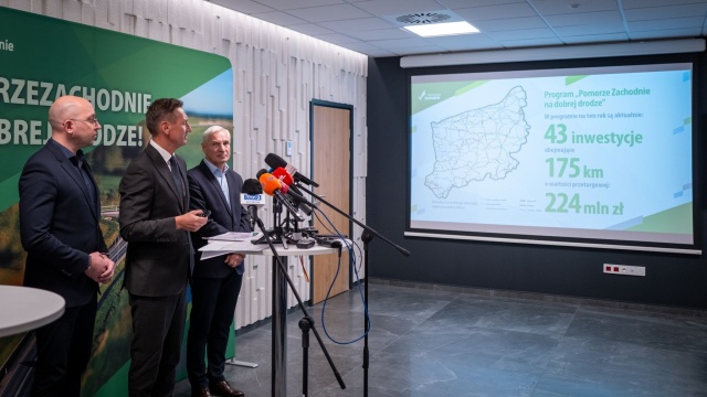 Fot. Facebook / Olgierd Geblewicz Marszałek województwa: zrealizowaliśmy więcej inwestycji drogowych niż było w planach [ZDJĘCIA]