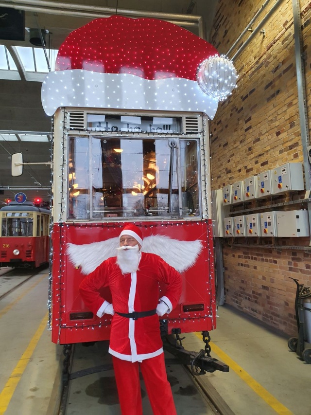 Fot. Tramwaje Szcecińskie Świąteczne tramwaje na torach