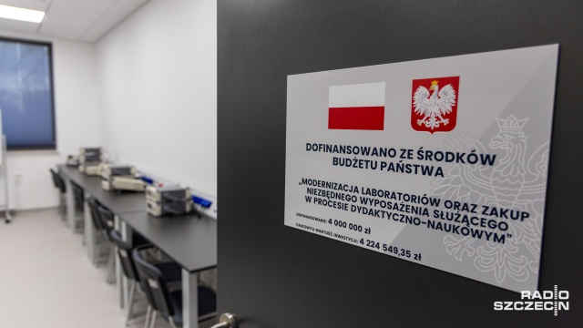 Fot. Robert Stachnik [Radio Szczecin] Wydział Mechatroniki i Elektrotechniki Politechniki Morskiej ma nowy budynek [ZDJĘCIA]