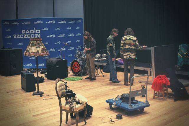 Fat Angels, fot. Piotr Rokicki Anielska muzyka w Radiu Szczecin. [WIDEO, ZDJĘCIA]