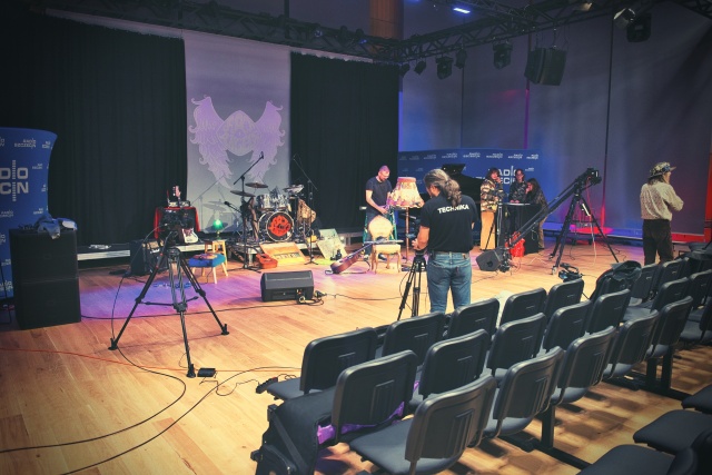 Fat Angels, fot. Piotr Rokicki Anielska muzyka w Radiu Szczecin. [WIDEO, ZDJĘCIA]