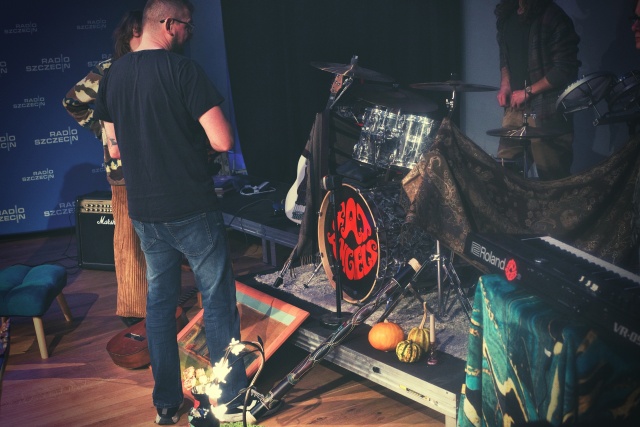 Fat Angels, fot. Piotr Rokicki Anielska muzyka w Radiu Szczecin. [WIDEO, ZDJĘCIA]