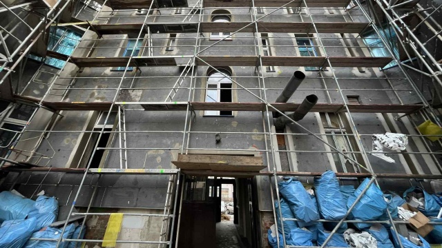 Fot. Urząd Miasta Szczecin Niezwykłe odkrycie podczas remontu kamienicy przy ul. Śląskiej [ZDJĘCIA]