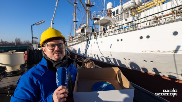 Fot. Robert Stachnik [Radio Szczecin] Radio Szczecin z darami dla „Daru” na „Darze” [WIDEO, ZDJĘCIA]