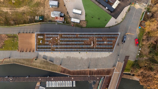 Fot. Żegluga Szczecińska Turystyka Wydarzenia Wyspa Grodzka z nową farmą fotowoltaiczną [ZDJĘCIA]