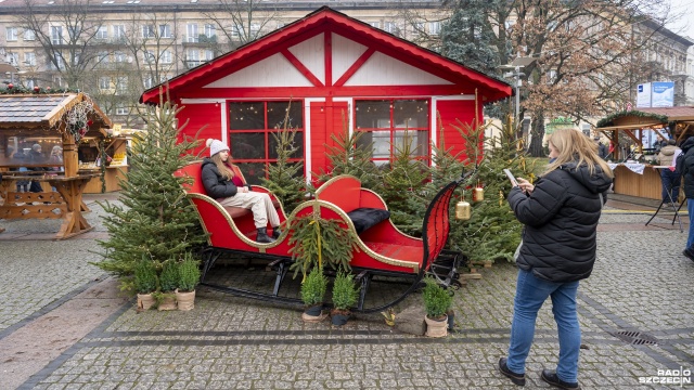 Fot. Kamila Kozioł [Radio Szczecin] Ostatnie dni Szczecińskiego Jarmarku Bożonarodzeniowego [WIDEO, ZDJĘCIA]