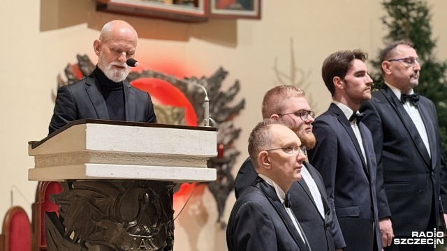 Fot. Weronika Łyczywek [Radio Szczecin] "Oratorium na Boże Narodzenie" wybrzmiało w seminarium [ZDJĘCIA]