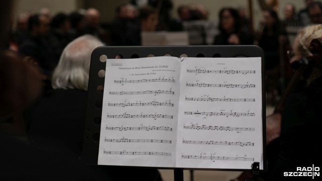 Fot. Weronika Łyczywek [Radio Szczecin] "Oratorium na Boże Narodzenie" wybrzmiało w seminarium [ZDJĘCIA]