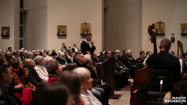 Fot. Weronika Łyczywek [Radio Szczecin] "Oratorium na Boże Narodzenie" wybrzmiało w seminarium [ZDJĘCIA]