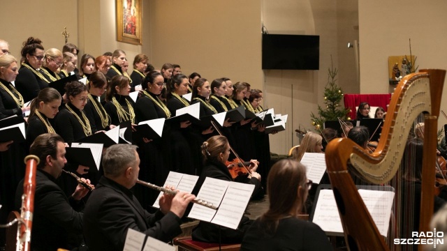 Fot. Weronika Łyczywek [Radio Szczecin] "Oratorium na Boże Narodzenie" wybrzmiało w seminarium [ZDJĘCIA]