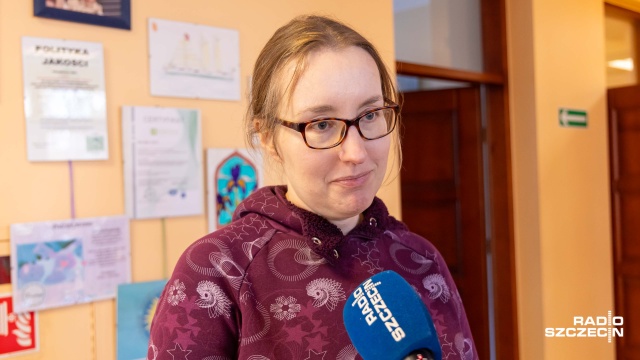 Kinga Krzywicka. Fot. Robert Stachnik [Radio Szczecin] Święta w hospicjum to radość i łzy wzruszenia [WIDEO, ZDJĘCIA]