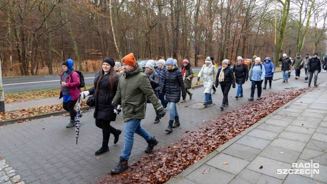 Fot. Robert Stachnik [Radio Szczecin] Zimowy spacer z rozpoznawaniem drzew i krzewów [WIDEO, ZDJĘCIA]
