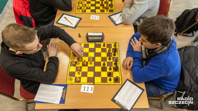 Fot. Robert Stachnik [Radio Szczecin] Szachowe mistrzostwa w Domu Kultury "Klub Skolwin" [WIDEO, ZDJĘCIA]