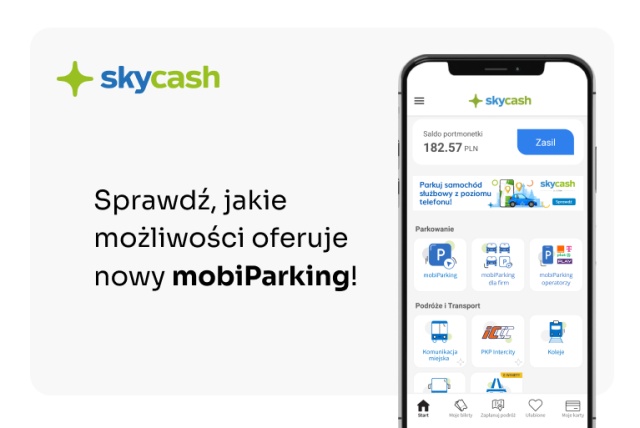 Płatności mobilne rozwijają się w bardzo szybkim tempie. Nic więc dziwnego, że usługa mobiParking działająca w ramach SkyCash ułatwia parkowanie w kilkudziesięciu miastach całej Polski. W ostatnim czasie do użytkowników trafiła aktualizacja mobiParkingu, która ułatwiła cały proces płatności oraz zmniejszyła liczbę kroków potrzebnych do rozpoczęcia i zakończenia parkowania. Co jeszcze oferuje usługa SkyCash