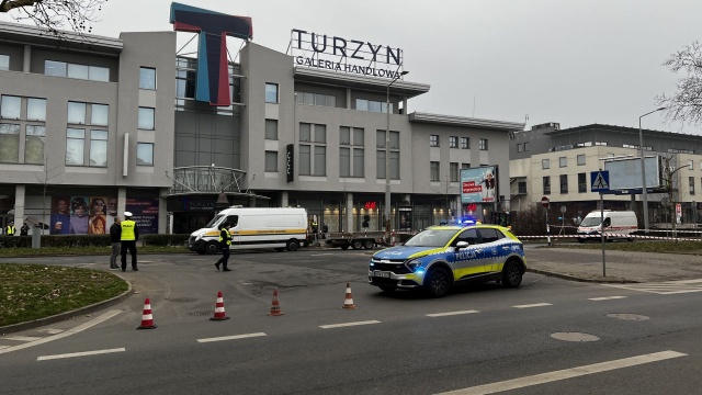 Galeria Turzyn w Szczecinie - zamknięta, podobnie ulice wokół. To prawdopodobnie z powodu wycieku gazu.