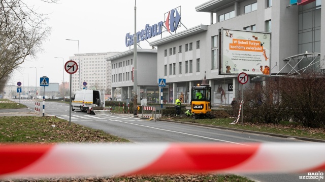 Wyciek gazu w pobliżu Centrum Handlowego Turzyn w Szczecinie. Ewakuacja nie była potrzebna.