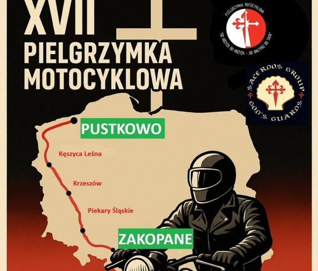 Msza święta przy Bałtyckim Krzyżu Nadziei w nadmorskim Pustkowie rozpocznie ogólnopolską pielgrzymkę motocyklową Od Krzyża do Krzyża.