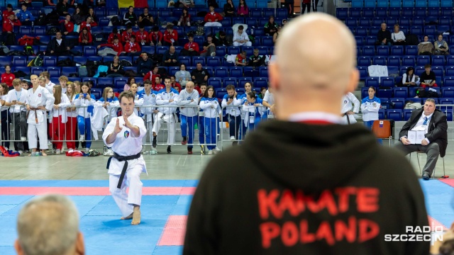 Bushikan Szczecin z medalem Mistrzostw Europy w karate IKU odbywających się w hali Netto Arena.