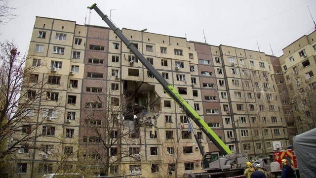 Rosja zaatakowała Ukrainę w nocy z piątku na sobotę 503 środkami powietrznymi - przekazały ukraińskie Siły Powietrzne.