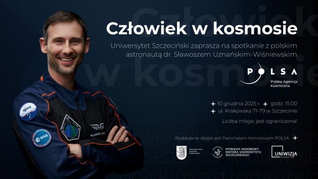 Od godz. 12 można zapisywać się na spotkanie z polskim astronautą dr. Sławoszem Uznańskim-Wiśniewskim.