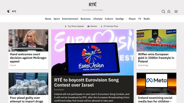 Holandia, Hiszpania, Irlandia i Słowenia nie wezmą udziału w przyszłorocznym Konkursie Piosenki Eurowizji. Nadawcy z tych czterech krajów ogłosili wycofanie się z imprezy, ponieważ weźmie w niej udział reprezentant Izraela.