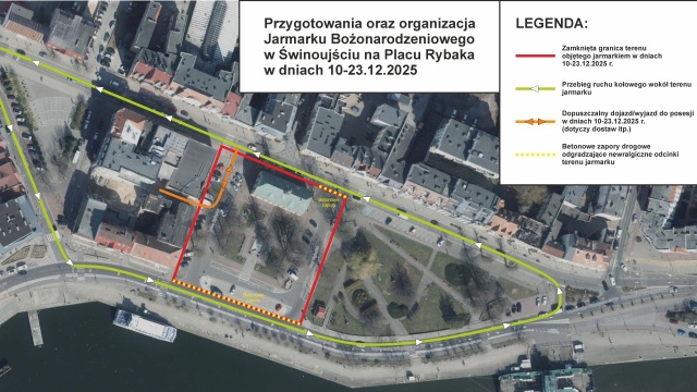 Kierowcy w Świnoujściu muszą przygotować się na świąteczne utrudnienia.