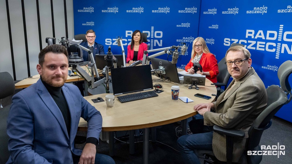 Magdalena Sosnowska, Krzysztof Romianowski, Patryk Jaskulski, Dawid Krystek. Fot. Robert Stachnik [Radio Szczecin]