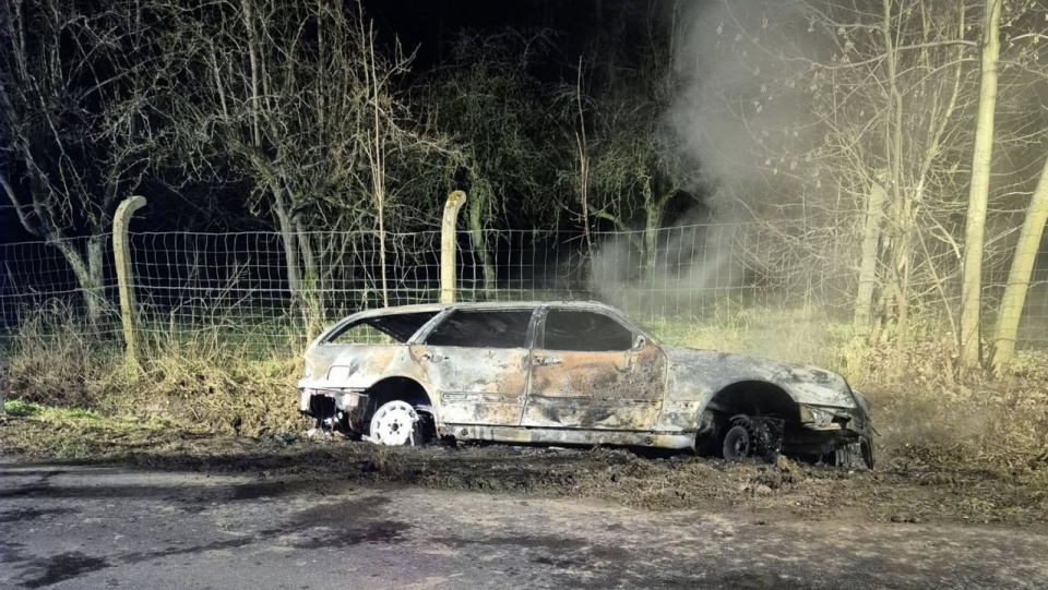 Do pożaru doszło też nad ranem w Uninie. fot. Ochotnicza Straż Pożarna Wolin