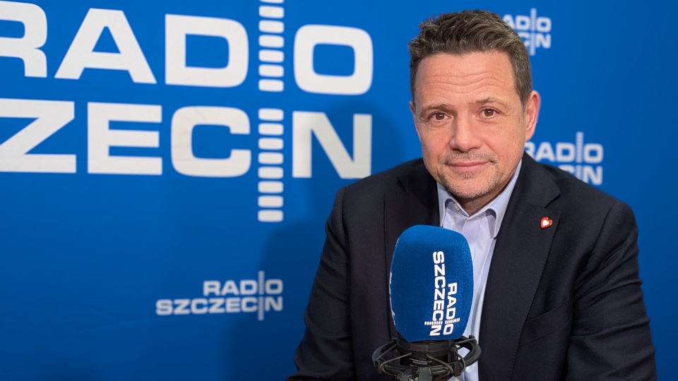 Rafał Trzaskowski, kandydat Koalicji Obywatelskiej na prezydenta RP. Fot. Maciej Papke [Radio Szczecin]