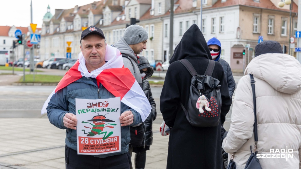 "To jeden wielki cyrk" - Białorusini w Szczecinie o wyborach za wschodnią granicą [ZDJĘCIA]