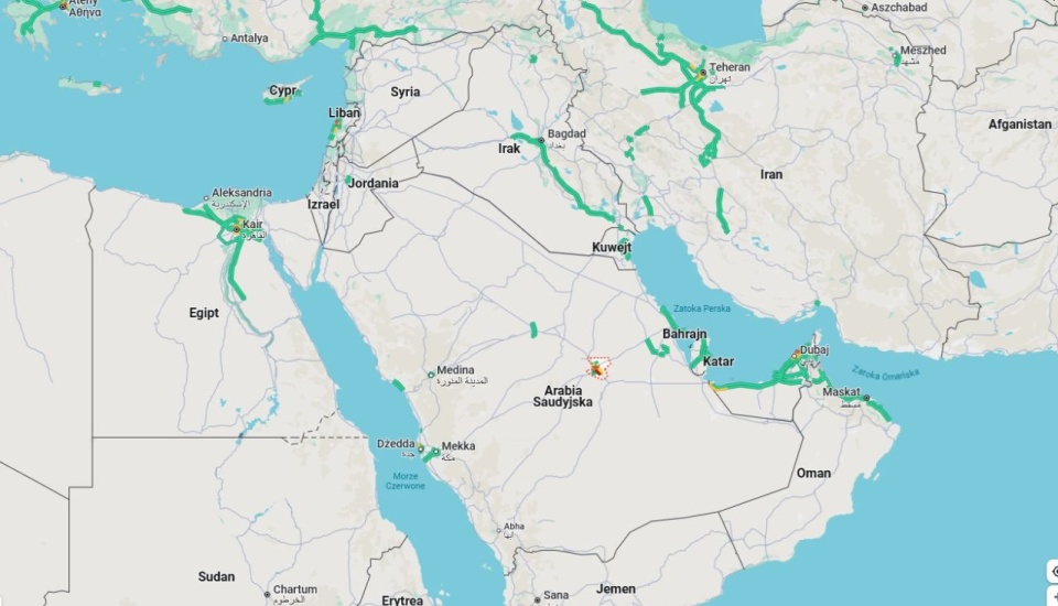 Przedstawiciele USA i Rosji spotkają się we wtorek w stolicy Arabii Saudyjskiej - Rijadzie. Fot. www.google.pl/maps