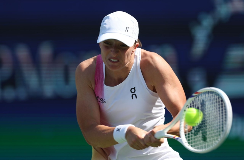 Iga Świątek. Fot. PAP/EPA/ALI HAIDER