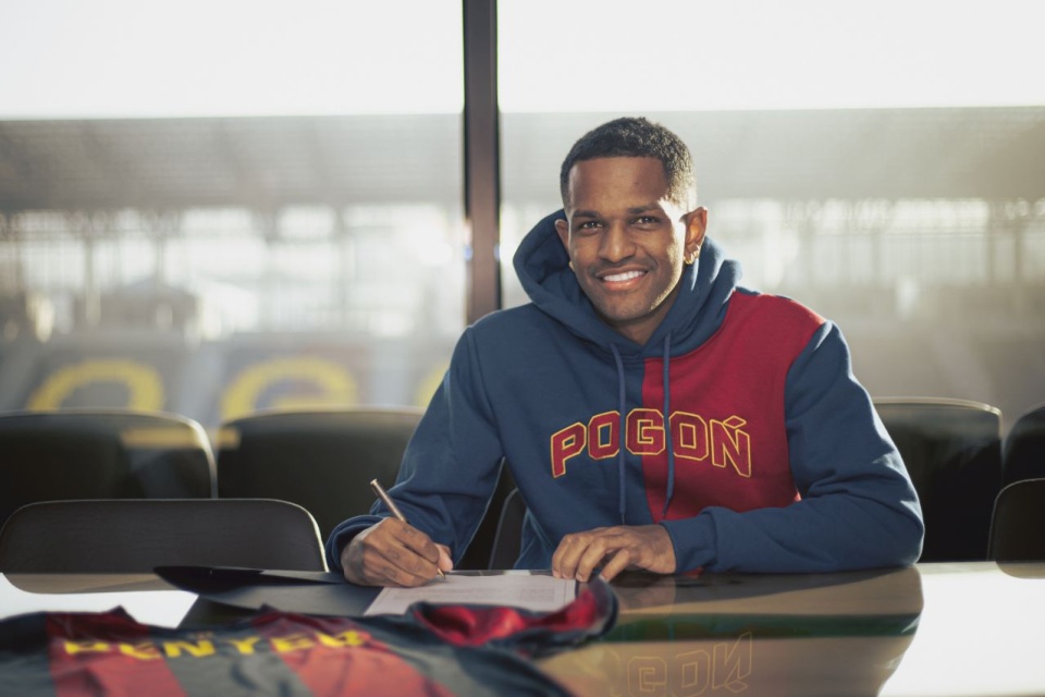 Renyer Luan de Oliveira Damasceno. Fot. Pogoń Szczecin