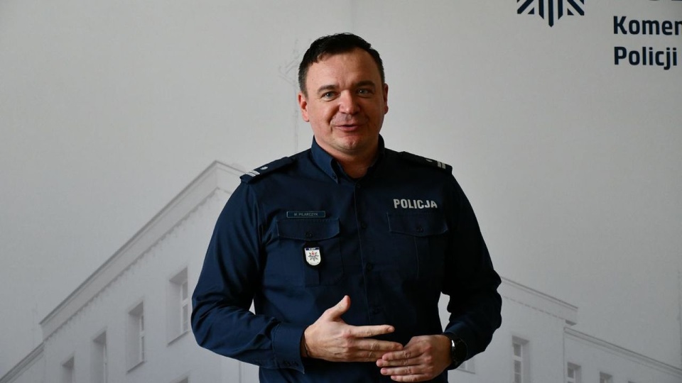 Podinspektor Marcin Pilarczyk. źródło: https://koszalin.policja.gov.pl/zk/aktual/aktualnosci/70444,Awans-I-Zastepcy-Komendanta-Miejskiego-Policji-w-Koszalinie.html