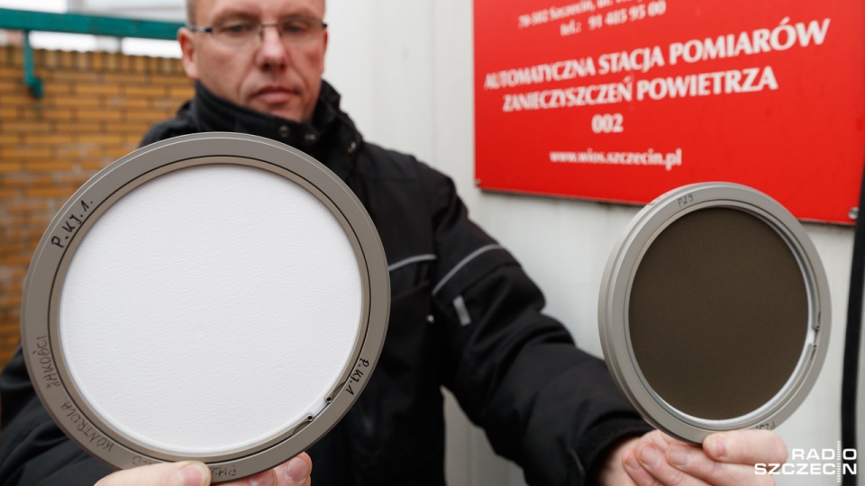 Automatyczna stacja pomiarowa jakości powietrza. Fot. Robert Stachnik [Radio Szczecin]