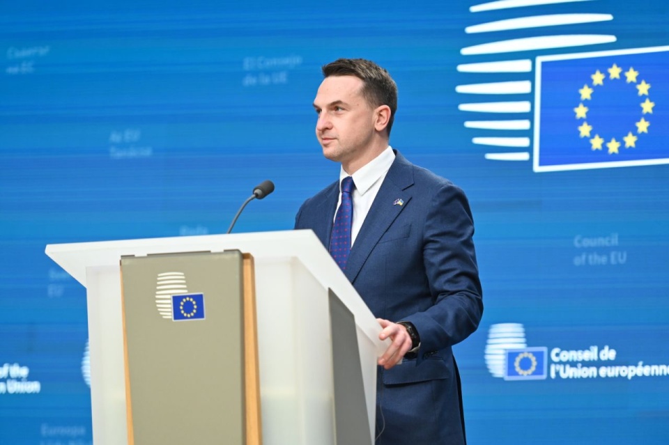 Minister do spraw europejskich Adam Szłapka. Fot. PAP/Kinga Majewska