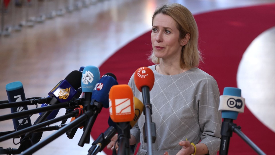 Kaja Kallas. Fot. EPA/Christophe Petit Tesson