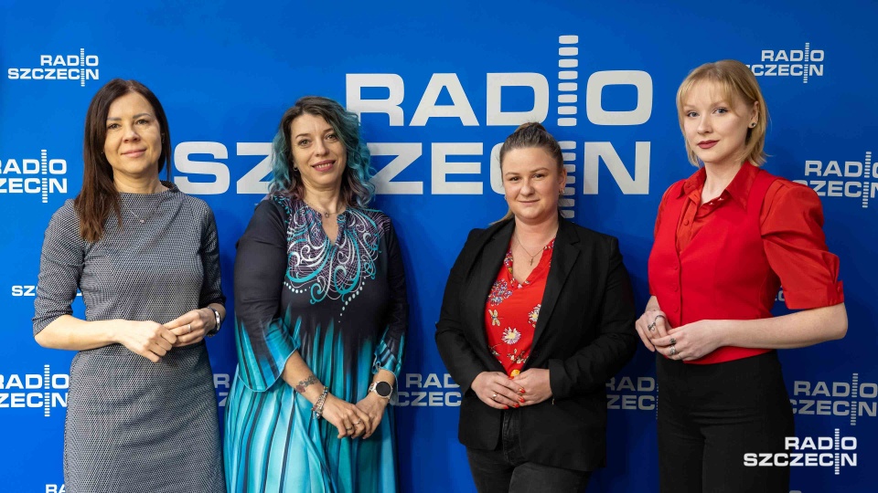 Julia Szałabawka, Dagmara Adamiak, Magdalena Sosnowska, Agnieszka Malinowska-Wasiluk. Fot. Robert Stachnik [Radio Szczecin]