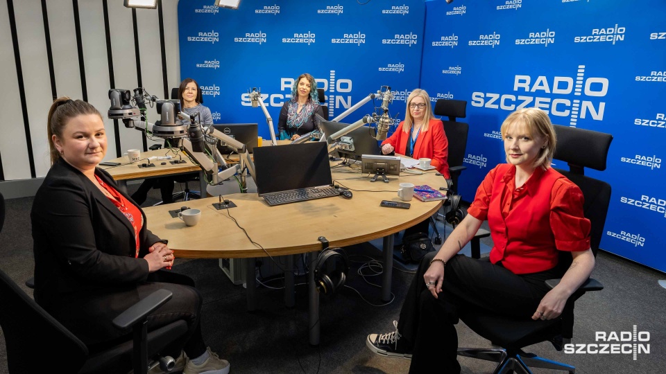 Julia Szałabawka, Dagmara Adamiak, Magdalena Sosnowska, Agnieszka Malinowska-Wasiluk. Fot. Robert Stachnik [Radio Szczecin]